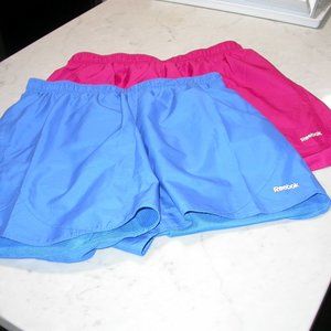 Light Gym Shorts - Pink and Blue